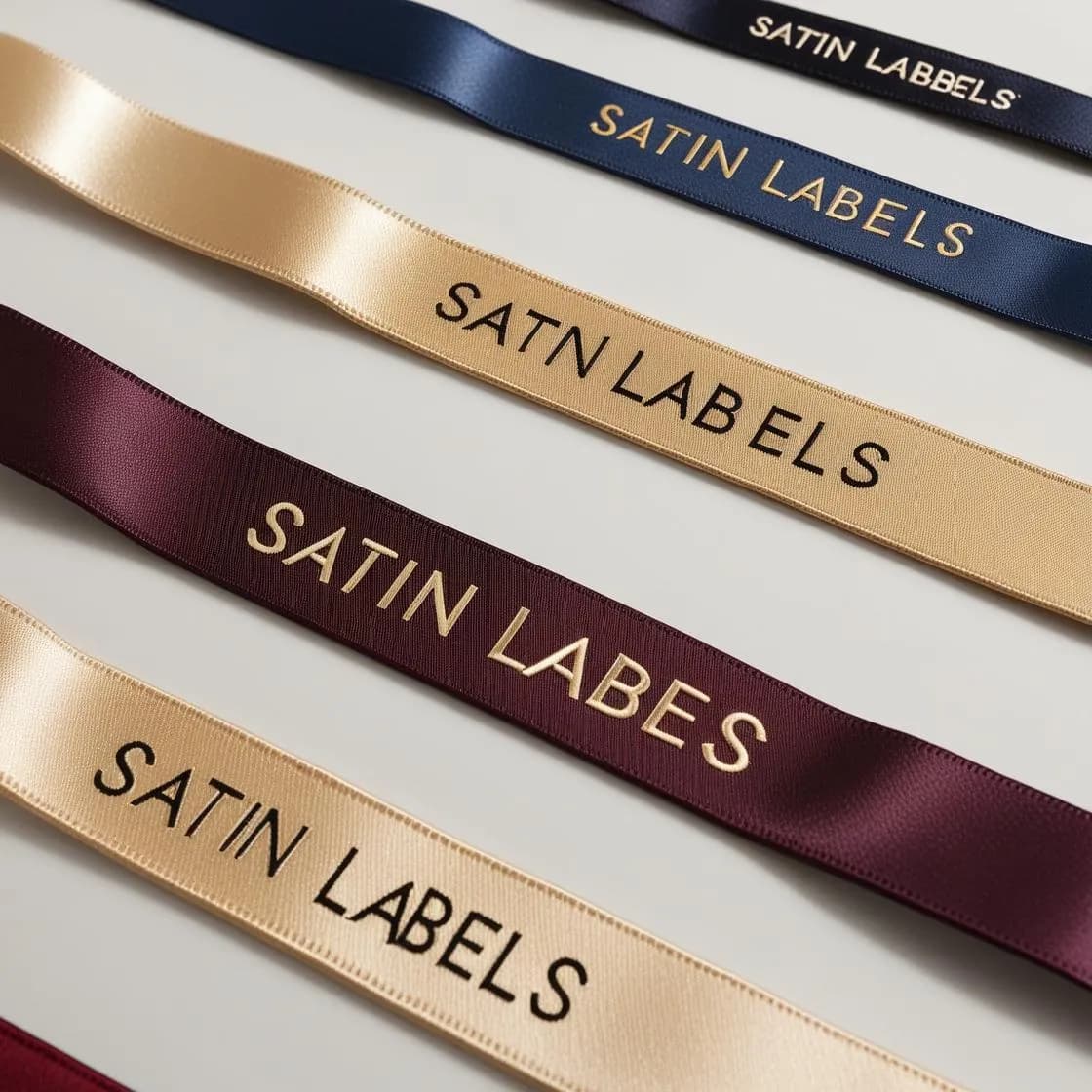 SATIN LABELS Sample 1