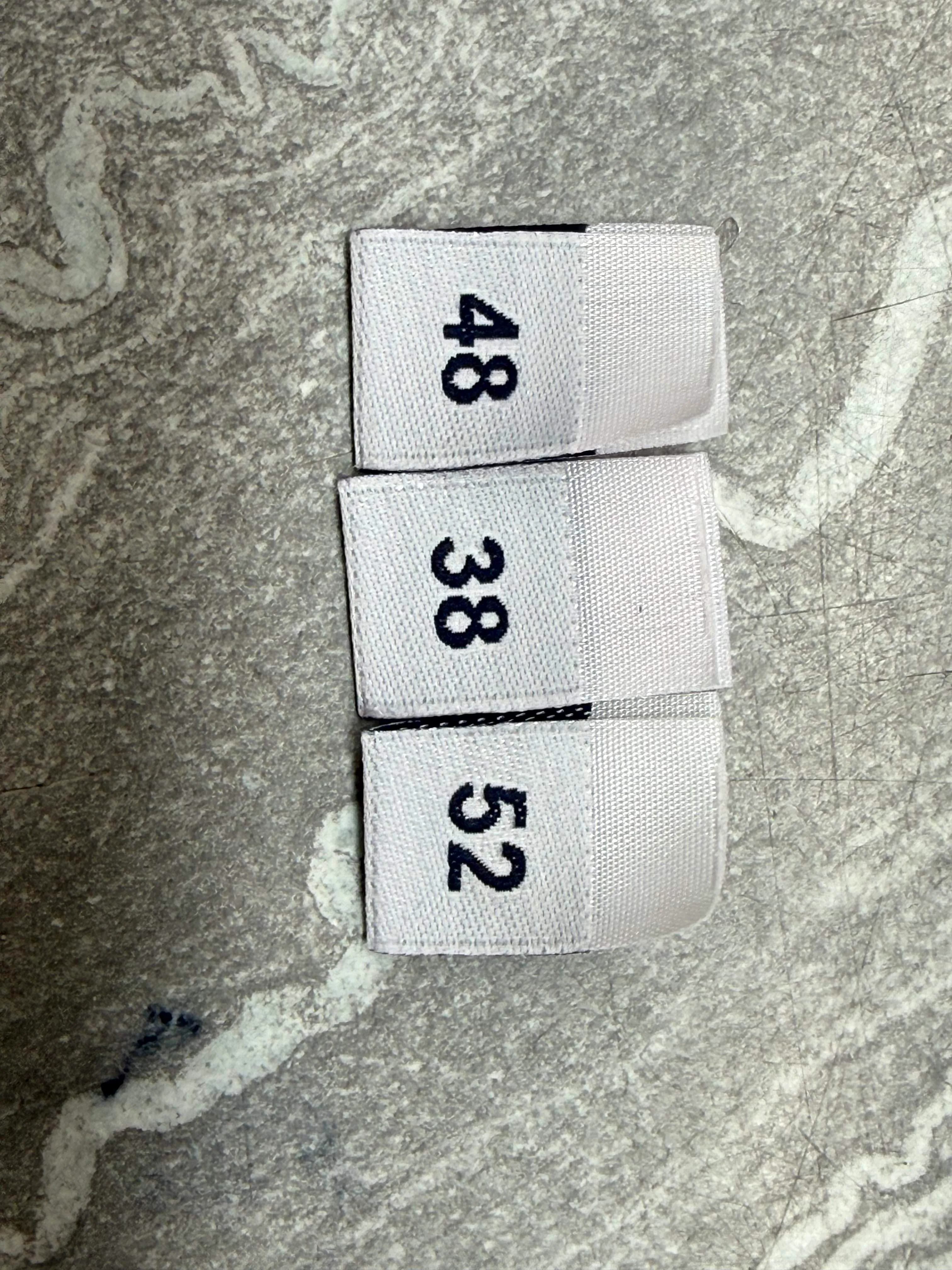SIZE LABELS Sample 1